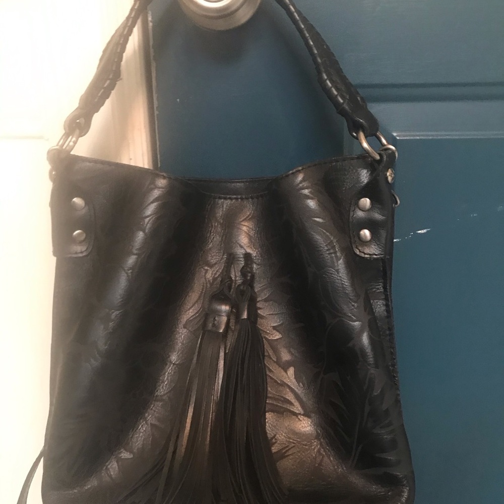 Patricia Nash gorgeous  leather handbag like new!